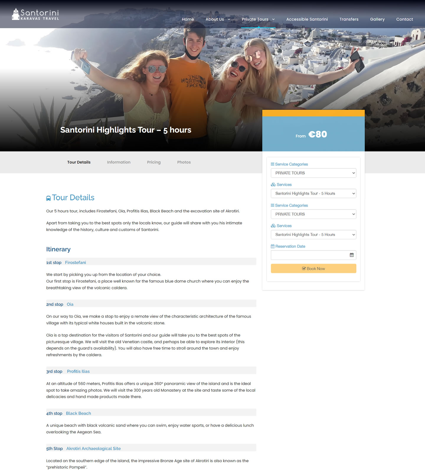 Santorini Karavas Travel