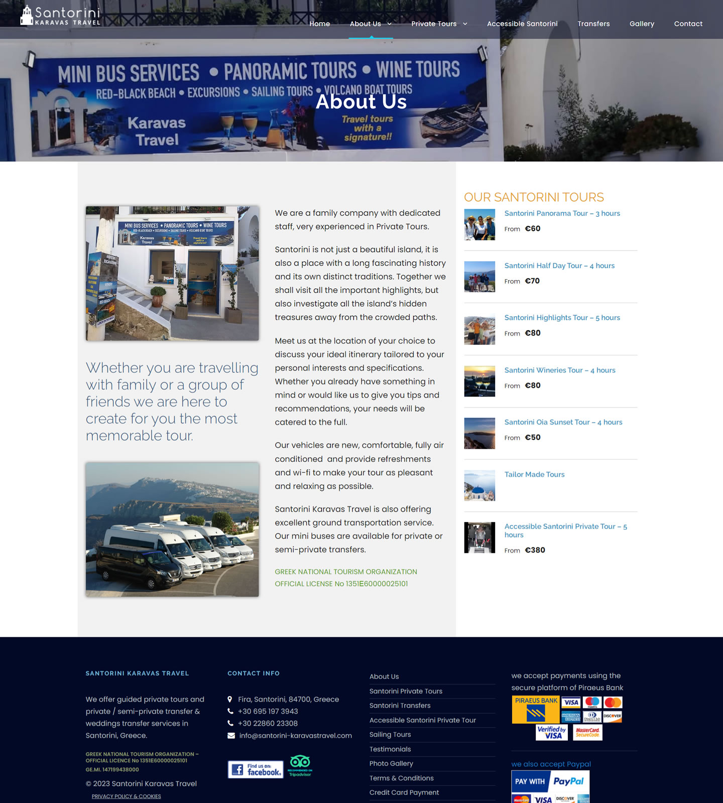 Santorini Karavas Travel