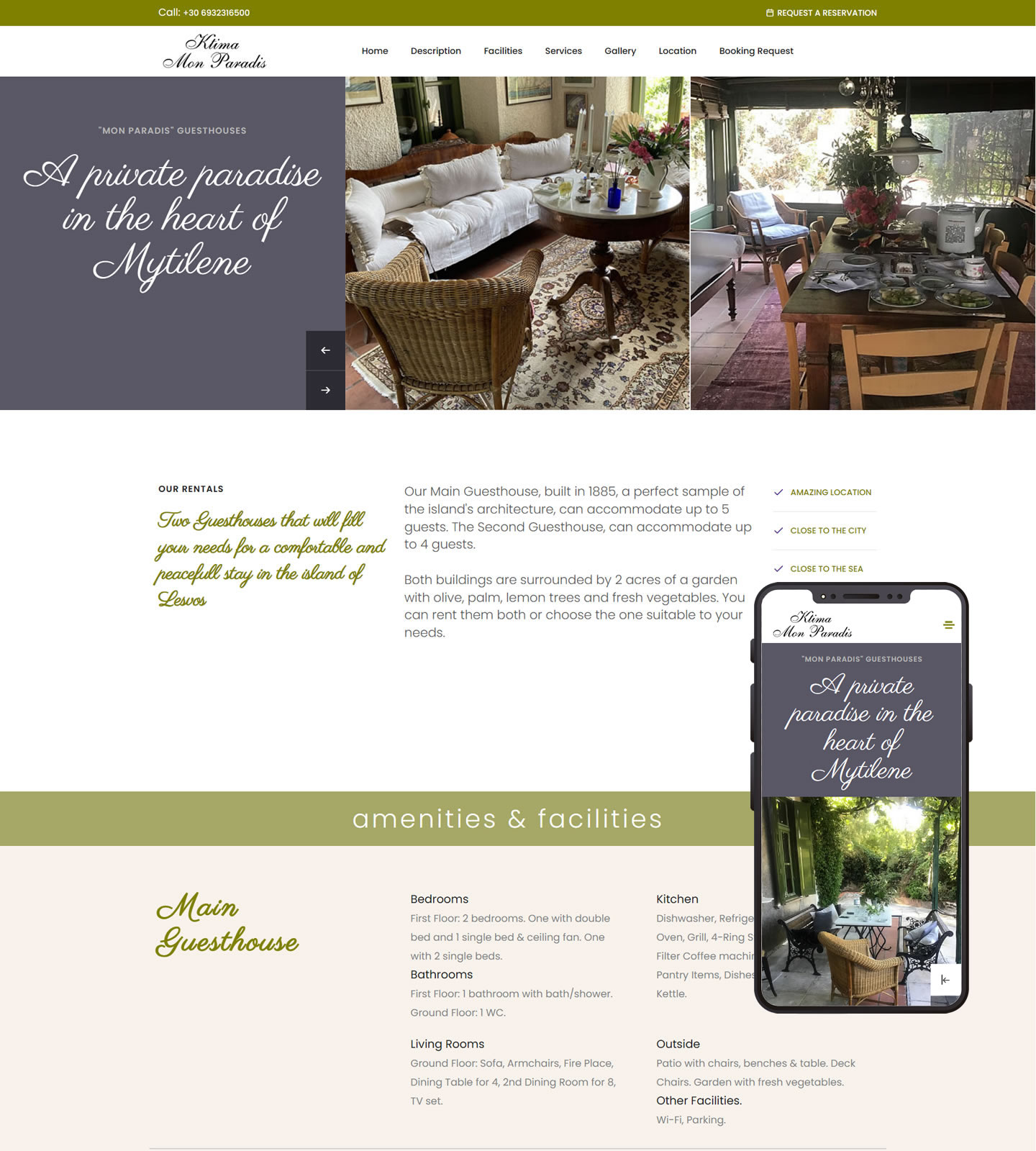 Mon Paradis - Holiday Rentals in Mytilene - Lesbos